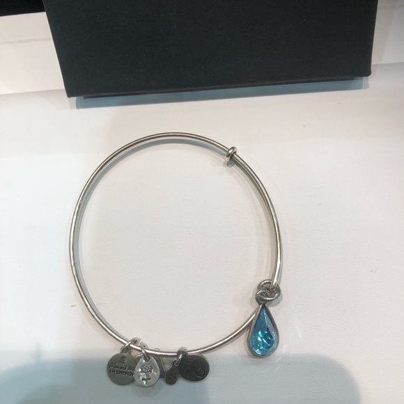 Alex And Ani Bangle Blue Stone - Picture 1 of 4
